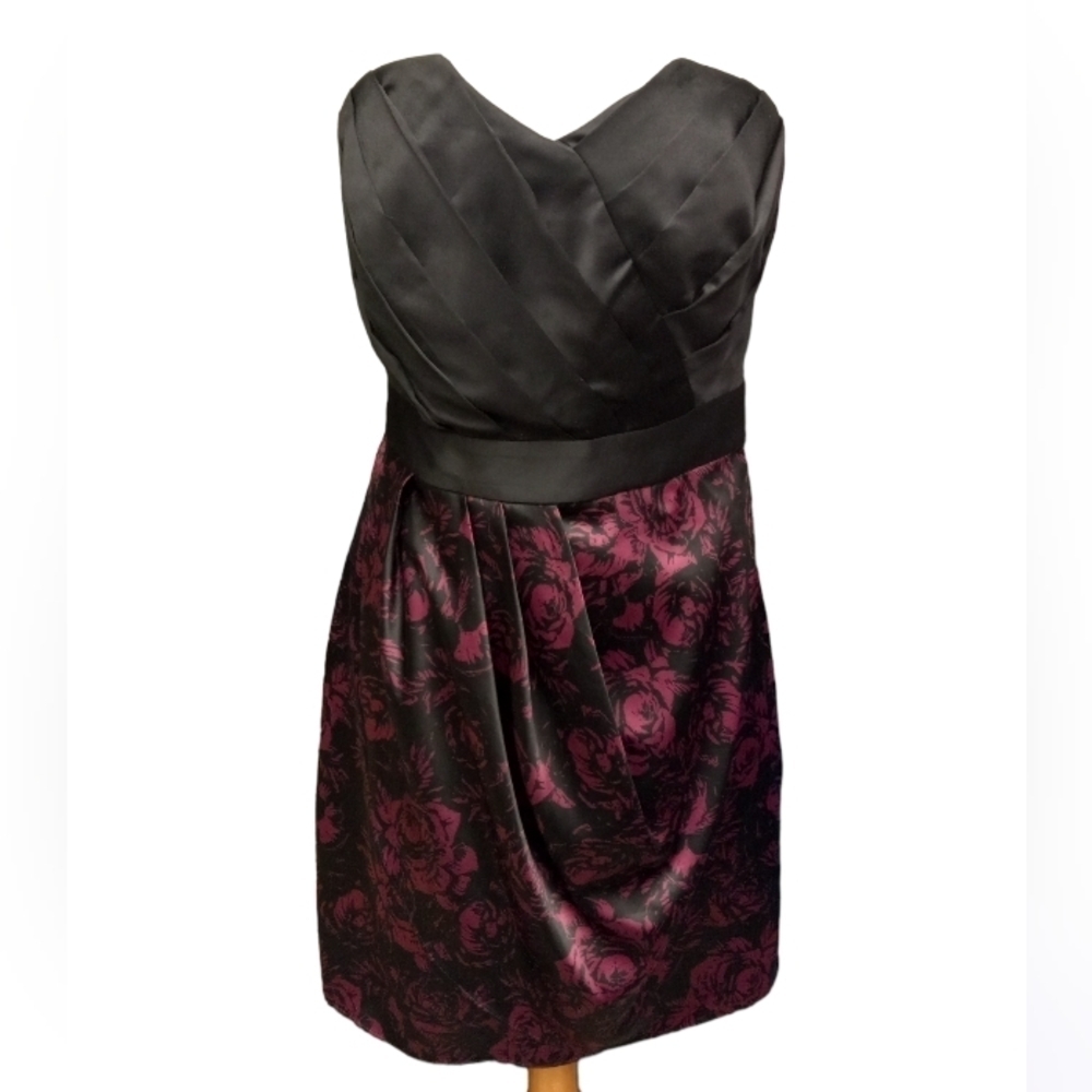 ELLE Black Strapless Dress NWT